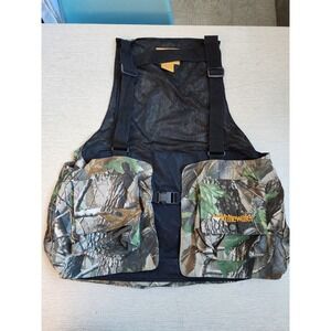 Whitewater Mens Vest M/L Forest Camo Hunting‎ Adjustable Outdoors Hiking